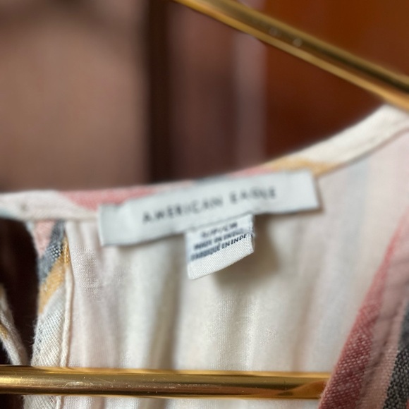 American Eagle women’s small striped romper - Picture 4 of 6